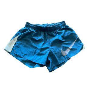 Nike Dri-Fit Woman's XS Blue Running Shorts Lined 56323